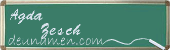 Agda Zesch Visitenkarte